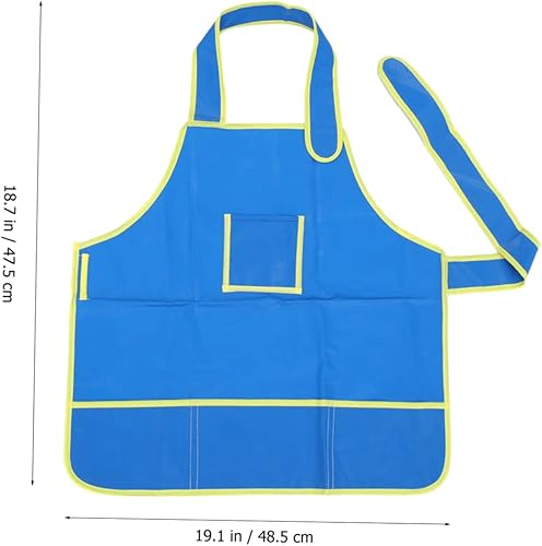 Miniatura 8 de Delantal de arte para pintar y dibujar DIY Características de Blue Ages para suministros de arte