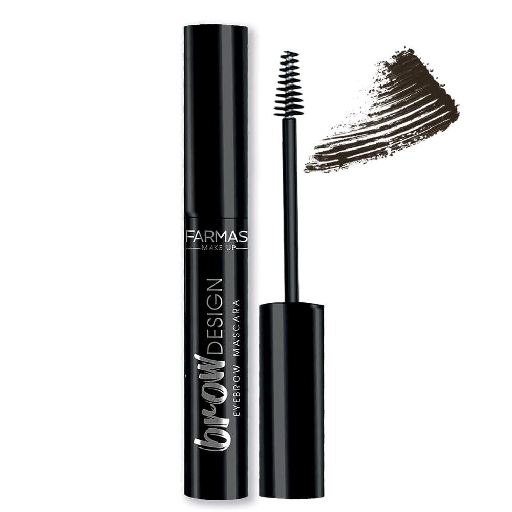Farmasi Brow Design Mascara 01-BLONDE - Long-Lasting Waterproof Smudge-Proof All Skin Types - 8ml/0.27flOz