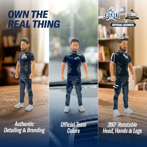 Image of Action Figure, 7 Inch Mohammed Siraj | IPL Edition, 360 Rotatable Head, For Fans & Collectors, Cricket Player
