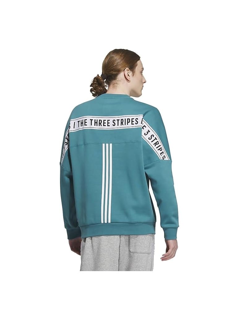 Amazon.co.jp: adidas(アディダス) M WORD 裏起毛クルー