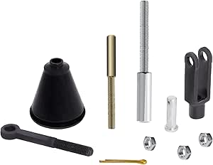 Aramox Manual Adjustable Master Cylinder Rod Kit Eyelet And Clevis Set Cylinder Rod Kit Replacement For 1950u20111970