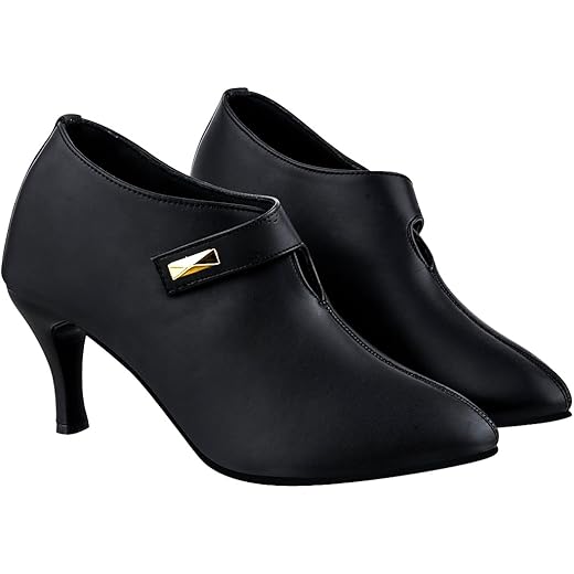 Shoetopia Womens Pointed Toe Heeled Pumps