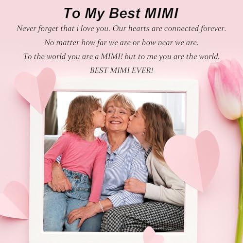 Lamyba Mimi/Gigi/Daughter Gifts, Mimi/Gigi Bracelet for Grandma for Mother's Day, Perfect Presents for Grandma, Infinity Love Heart Bracelets for Women2
