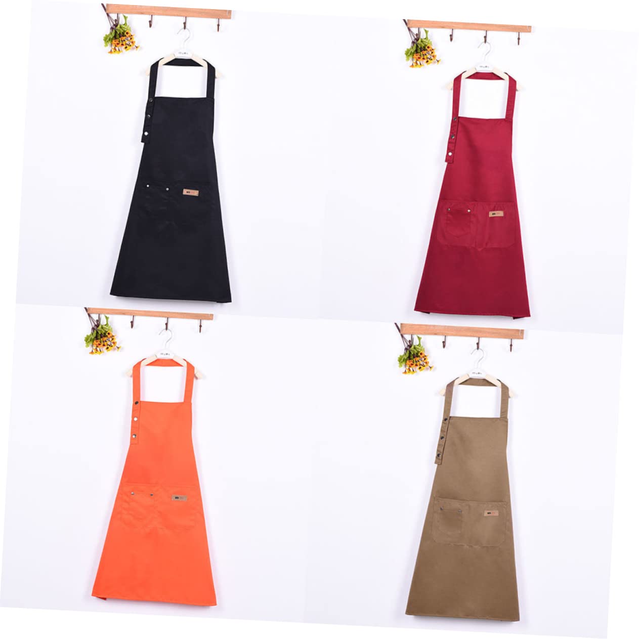 MAGICLULU 2 Piezas Delantales De Cocina Delantal Para Adultos Ajustable Para Niños es De Parrilla Para Hombres Bata es De Barbacoa