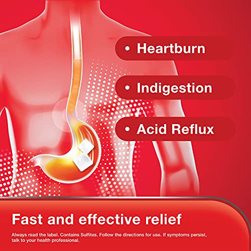 Image of Rennie Indigestion and Heartburn Relief Spearmint 96 Chewable Tablets