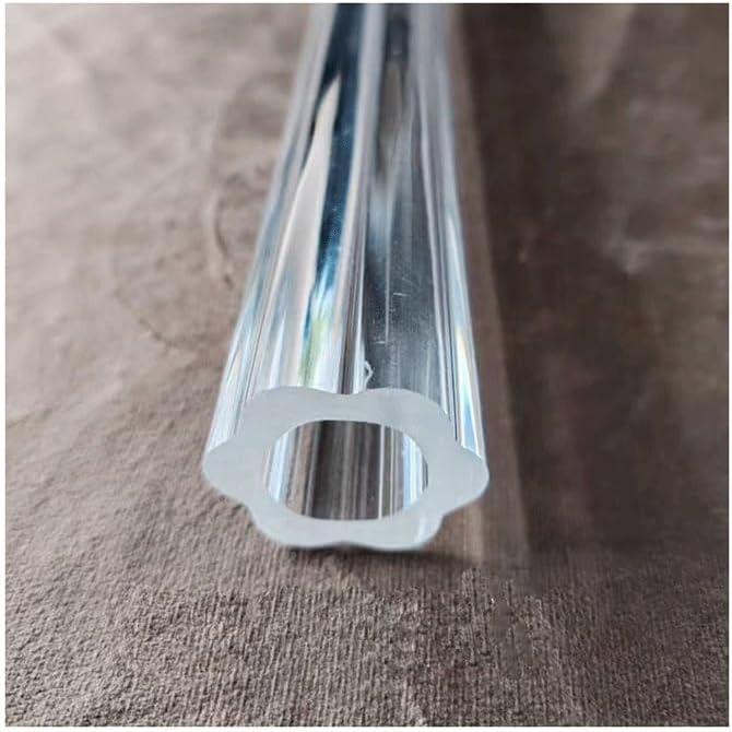 1pcs Length 49cm Hollow Shaped Tube Transparent Acrylic Material PMMA lamp Tube, for DIY Projects Water Cooling System Plumbing(OD 25 x ID 15mm)