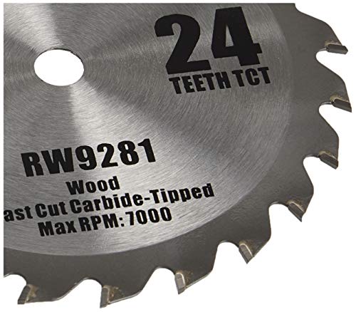 Rockwell RW9281 4 1/2-Inch 24T Carbide Tipped Compact Circular Saw Blade - image 3