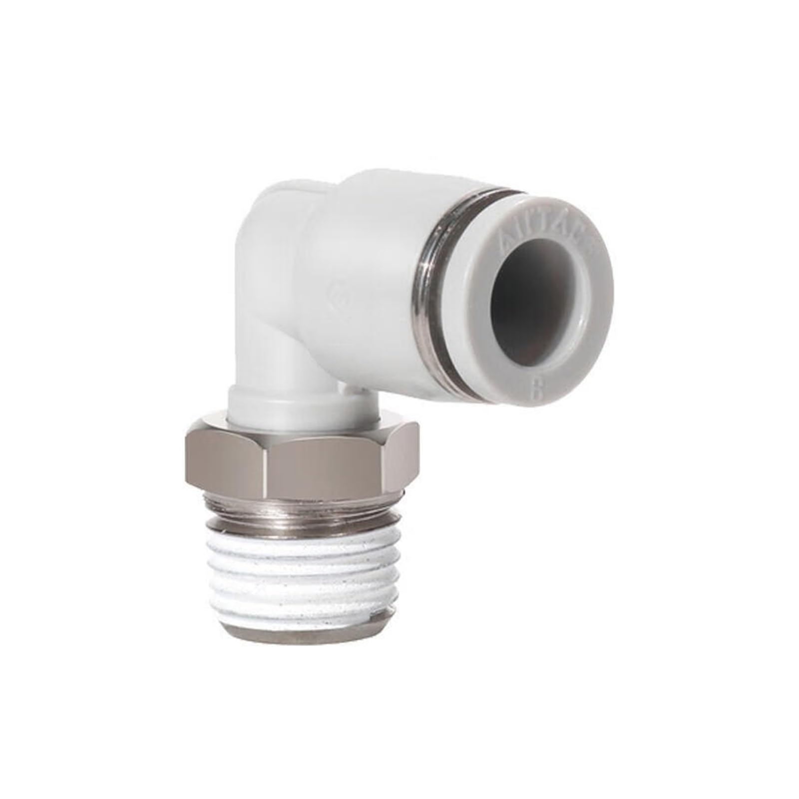 Raccord fileté en L à deux voies PL1202-S anti fuite pression pneumatique