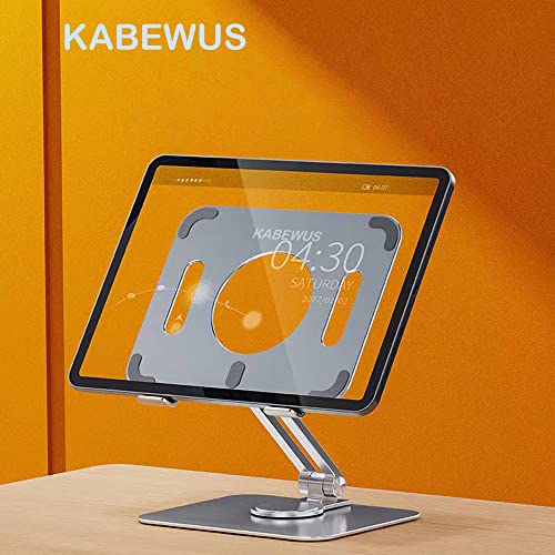 KABEWUS Suporte para tablet 2022 para iPad, suporte de telefone celular, dobrável, liga de alumínio