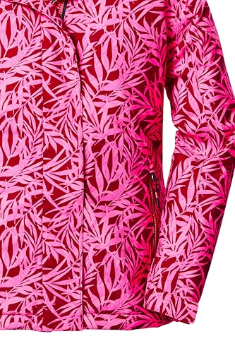 killtec Mädchen Funktionsjacke mit Kapuze und Schneefang KOW 355 GRLS JCKT, dunkel himbeere, 164, 42147-000
