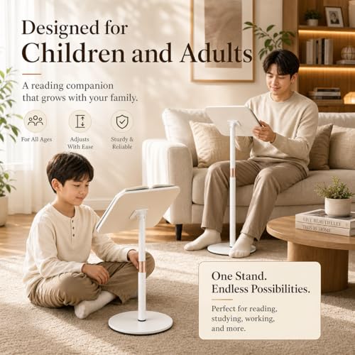 Image of Sunchhaya Book Stand for Reading, Writing, Painting II Book Reading Stand Adjustable Height-Angle with Extra Height, Music Stand, Note Stand [ YD-17 (68 CM) ]