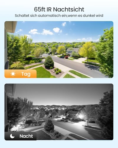 ZOSI Kabelgebunden 2MP PTZ Überwachungskamera Aussen Set mit Audio, 8CH 5MP 1TB DVR, KI Personen-/Autoerkennung, Videoüberwachung für Haus/Büro/Laden