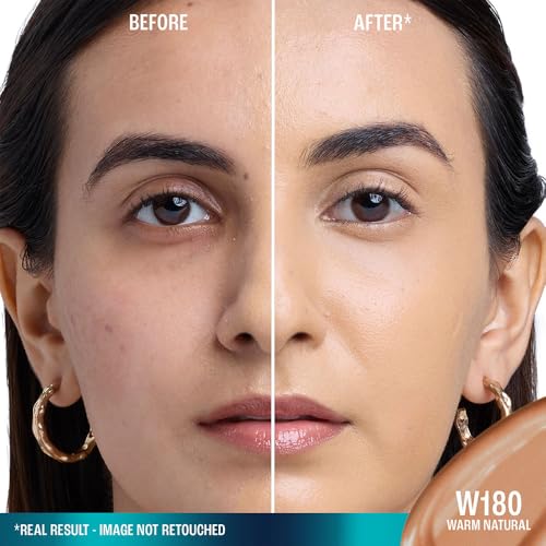 Image of LAKME 9to5 Hya Matte Foundation - Warm Natural, 25ml, for Seamless Coverage, with 5% Hyaluronic Acid Complex & SPF 40, 5x Hydration, Sweat Proof, for Women