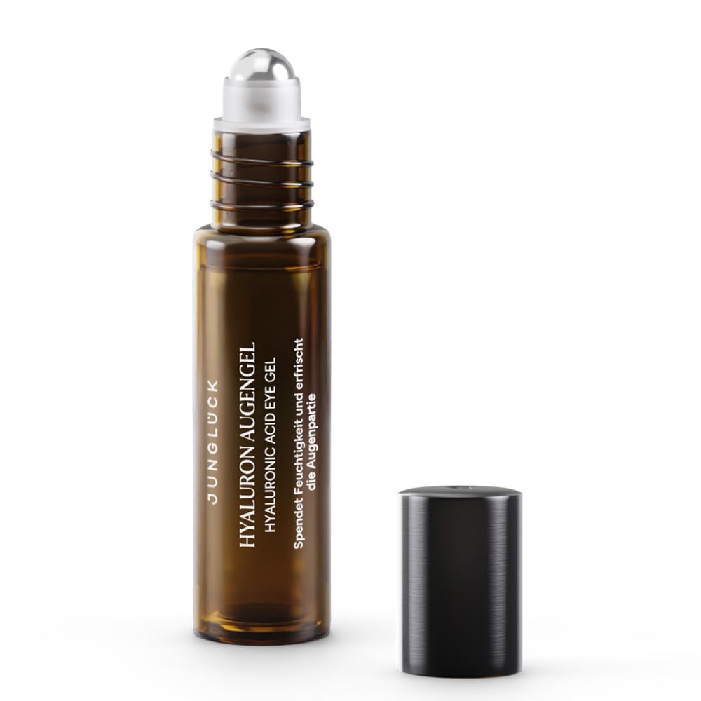 JUNGLÜCK Hyaluron Augengel Roll On – Anti Aging Augenroller