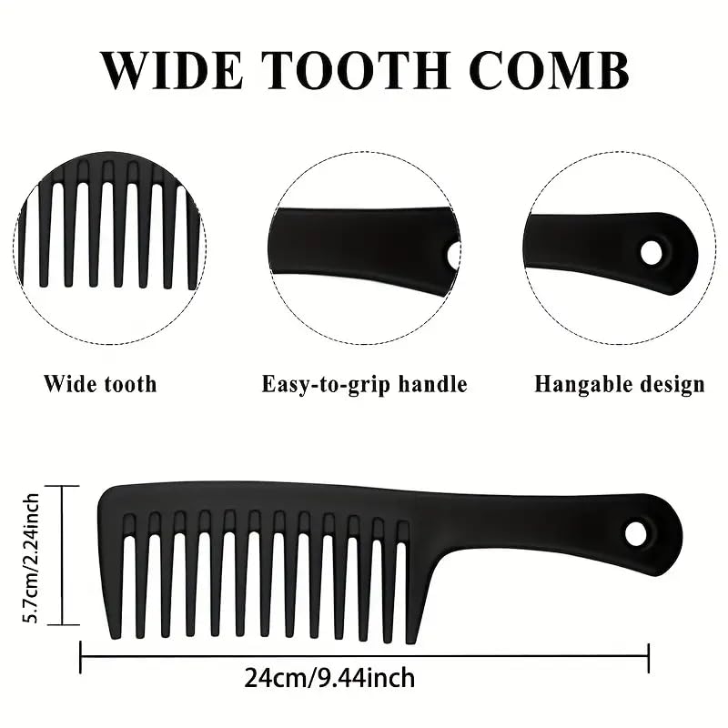 VIZARO Hair Brush for Women and Men, 5Pcs Paddle Brush Detangling Brush Hair Comb Set for Long Thick Thin Curly Hair, Hairbrush Great On Wet or Dry, No More Tangle 1
