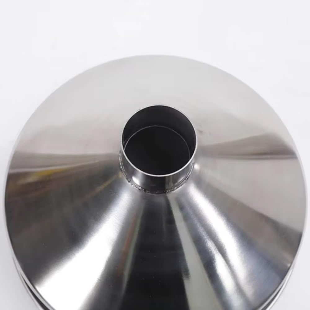 Embudo Grande, Embudo De Acero Inoxidable Grande For con Filtro Embudo De Vino Y Aceite For El Hogar Tolva Industrial Extra Grande(28x5cm)
