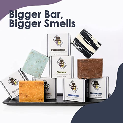 Dr. Jekyll Bar Soap For Men, 5 Pack - Quality Men's Bar Soap, Masculine Scent, No Harmful Chemicals - Aloe Vera And Jojoba Oil - Natural And Organic Ingredients, Formulated & Handcrafted In The Usa - Variety Pack, 6 Oz Each, Pack Of 5 #TOP6
