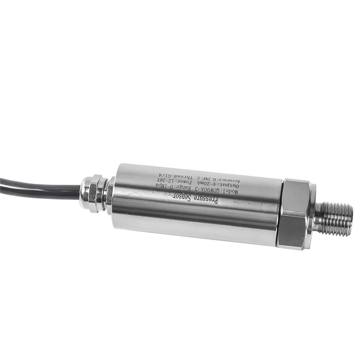 1pc Waterproof Pressure Transmitter 160bar 200bar 300bar Pressure transducer Water Air Oil 4-20mA RS485 Pressure Sensor QDX50A(RS485 Output,0-2.5bar)