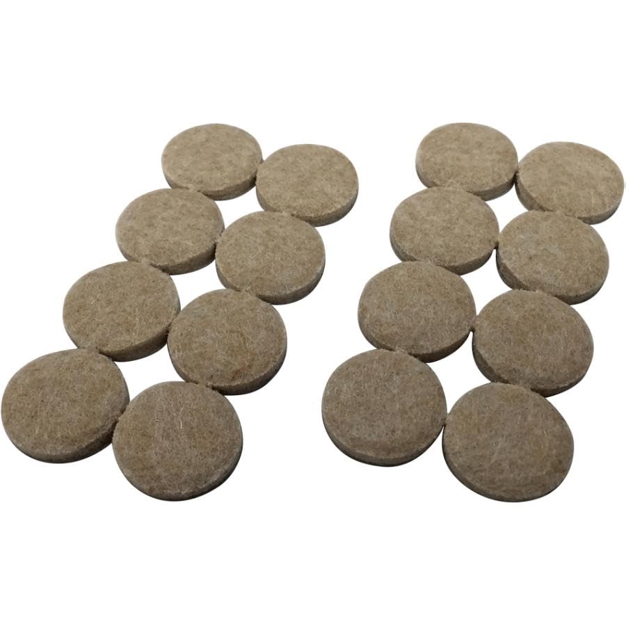 Shepherd Hardware Pastor Hdwe Prod 9952 unidades beige de 2,54 cm redondo almohadillas de fieltro