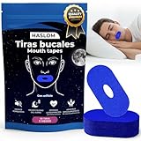 60 TIRAS BUCALES para Dormir Haslom®. Mouth Tape for Sleeping. cinta bucal para...