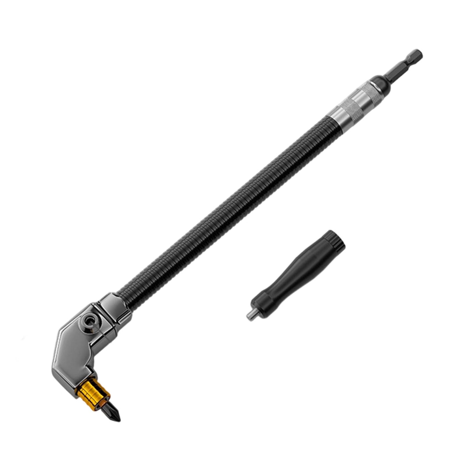 Professional 90Degree Angles Drill Bit Adapter for Home Repair Projects with Comfortable Handle 6.35mm Hexagonal Interfaces Multifunction Corner Tool