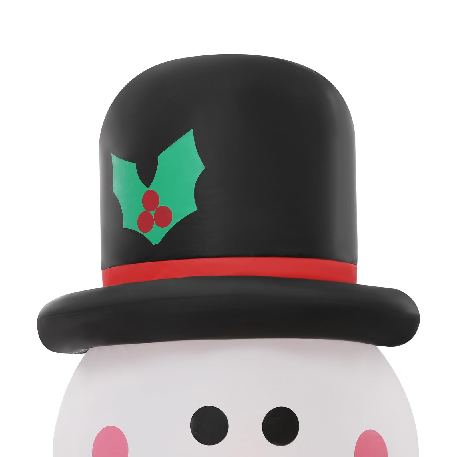 Bonhomme de neige gonflable de 1,5 m - Bonhomme de neige gonflable - Décoration de Noël pour jardins, pelouses, terrasses