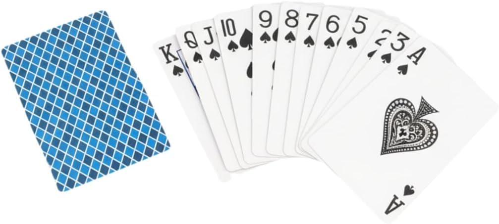 TC Toys - 3 x STANDARD Size Playing Cards PLASTIC COATED Deck | Durable, Water-Resistant Cards for Poker, Solitaire, Family Games & Party Favors (3 Pack)