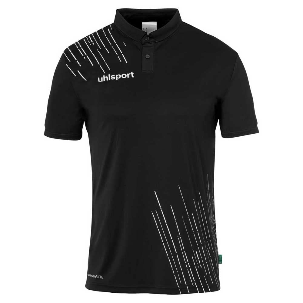 uhlsport Men's Sports Polo, Black/White, XXL