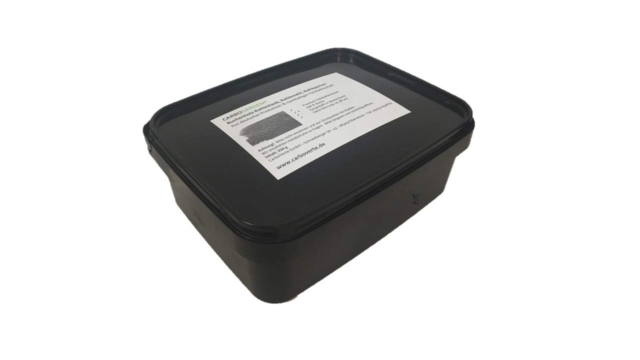 Holzkohlestaub,Holzkohlemehl, Holzkohlepulver, feine Körnung, 250 g