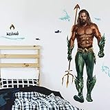 RoomMates RMK4074GM Aquaman Peel and Stick Giant Wall Decals