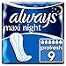 Produktbild Always Maxi Profresh Night Binden Ohne Flügel, 5er Pack (5 x 9 Stück)