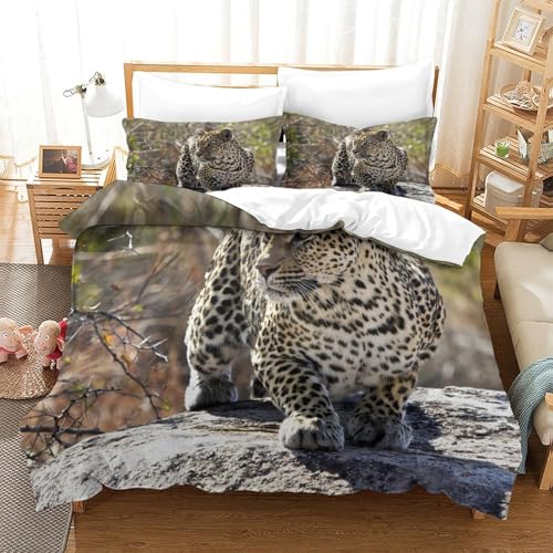 Housse de couette lavande pour parure de lit effet jardin