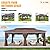 HOTEEL Gazebo 12x20, Outdoor Gazebo on Clearance with Double Ventilated Arc Roof, Privacy Curtains & Mosquito Netting, Easy Set up Canopy Tent with Stable Metal Frame for Patio, Brown