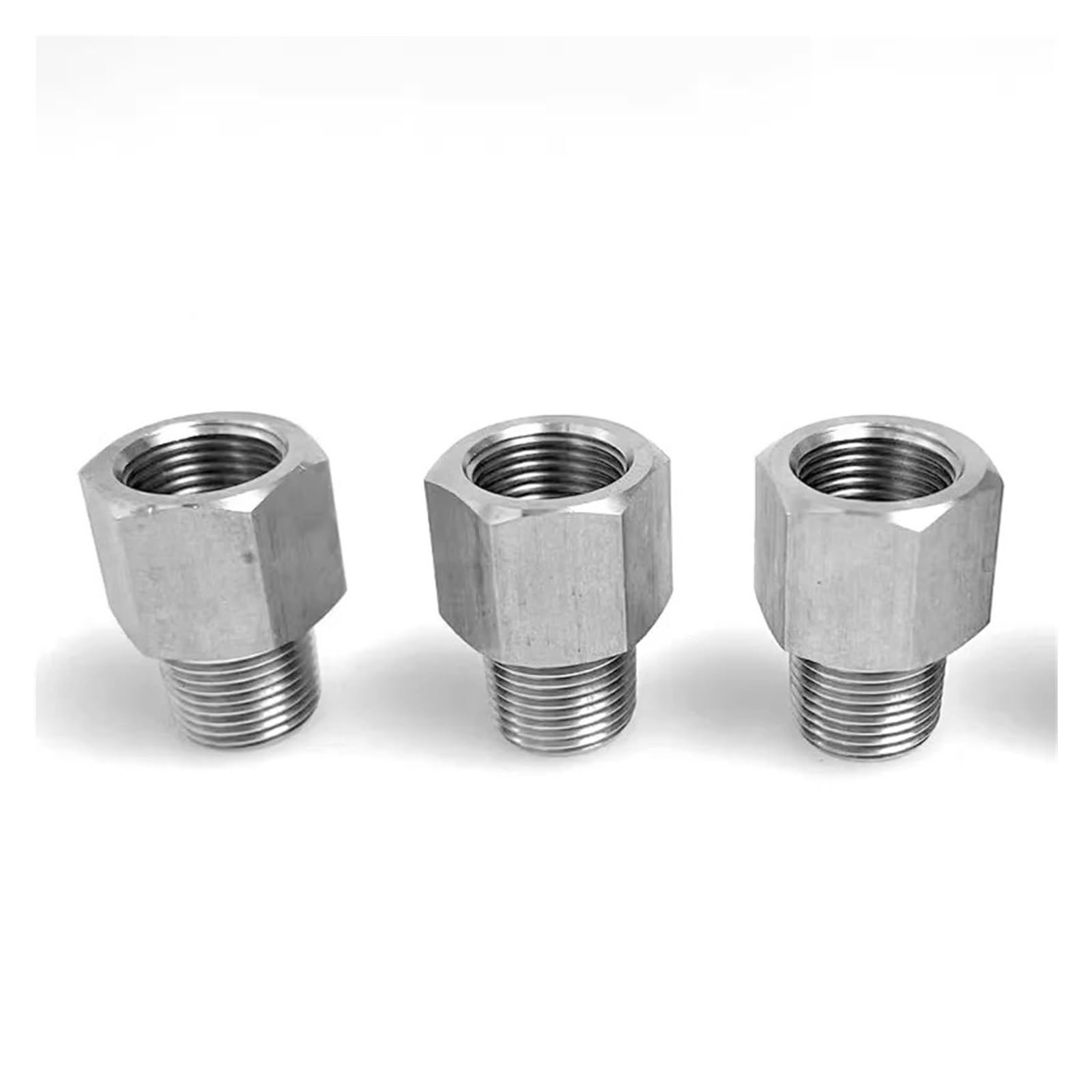12 Uds M14 M16 hembra x M8 M10 M12 M14 M16 M18 M20 1/8 "1/4" 3/8 "1/2" macho BSP rosca de acero inoxidable accesorio de tubería de alta presión
