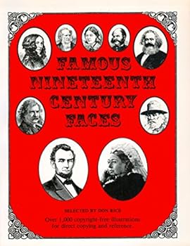 Hardcover Famous Nineteenth Century Faces Book