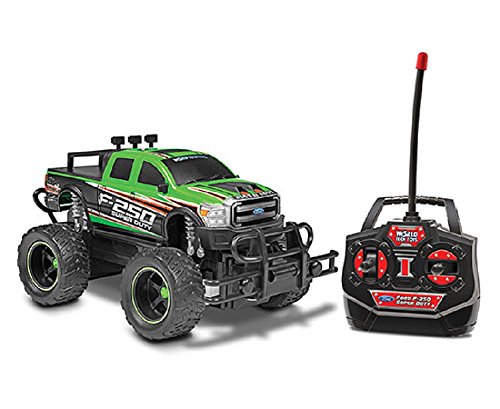 World Tech Toys Ford F-250 Super Duty 1:24 RC Monster Truck – Electric Powered – All-Terrain Tires – Full Function Radio Control