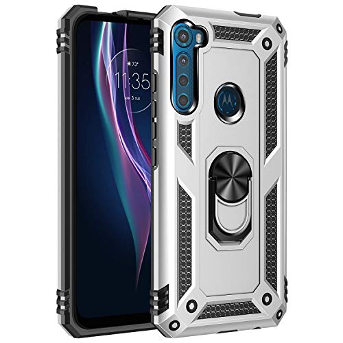 BestST Coque Motorola Moto One Fusion Plus + 9D Verre trempé, Silicone Souple et PC Dur Coque [Slim Armor] Protection Résistante, Anti-Choc, Anti-Rayure,...