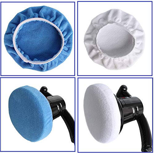 Microfibra suave para pulido de coches Boltigen de 5 a 6 pulgadas en un pack de 8 unidades y 4 colores 4