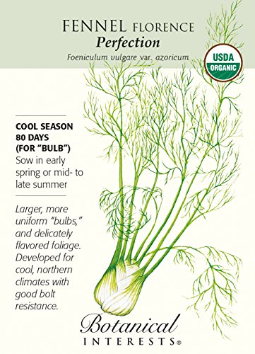 Organic Perfection Florence Fennel Seeds - 500 mg - Botanical Interests