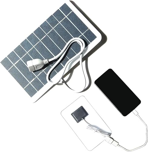 Miniatura 8 de Teléfono al aire libre Energía de la batería 2W Panel solar flexible con puerto USB Camping batería de carga para teléfono móvil