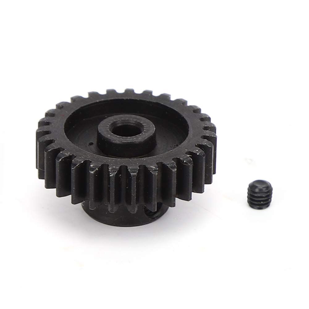 Culnflun RC Car Accessory, 27T Motor Pinion Gear Spare Parts, Remote Control Car Accessories, 27 Teeth 3.2mm 20x10mm RC Model Car 144001 (Black A959-B-15BL)