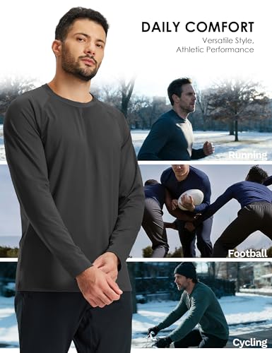 Image of Boladeci Men's Thermal Shirt Fleece Lined Long Sleeve Base Layer