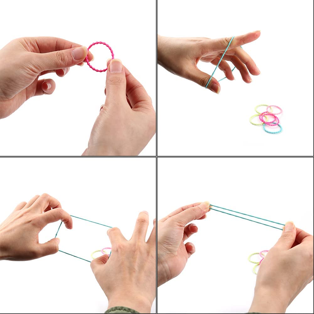 Corbatas para el pelo de bebé para niñas, soporte para coleta de caballo, bandas elásticas para el cabello, 3 cm para niños pequeños (100 piezas arco iris para niños)