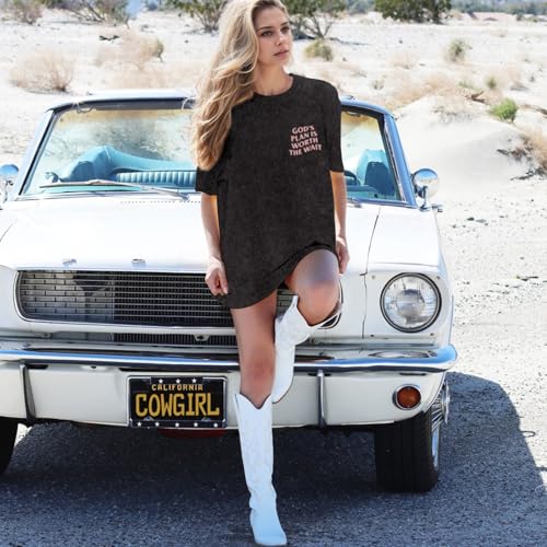 Christian Oversized Shirts for Women God Graphic Tees Shirts Bible Verse Jesus Shirt Religious Acid Wash Tshirts4