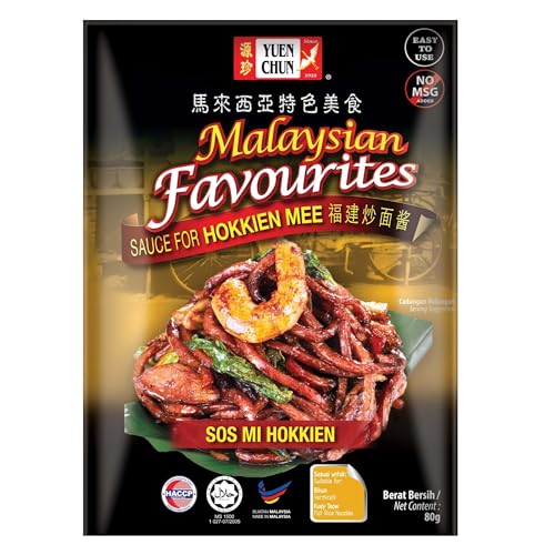 Salsa favorita de Malasia para Hokkien Mee/Tai Lok Mee, 80g cada una, Halal, Caducidad: 27 de junio de 2024