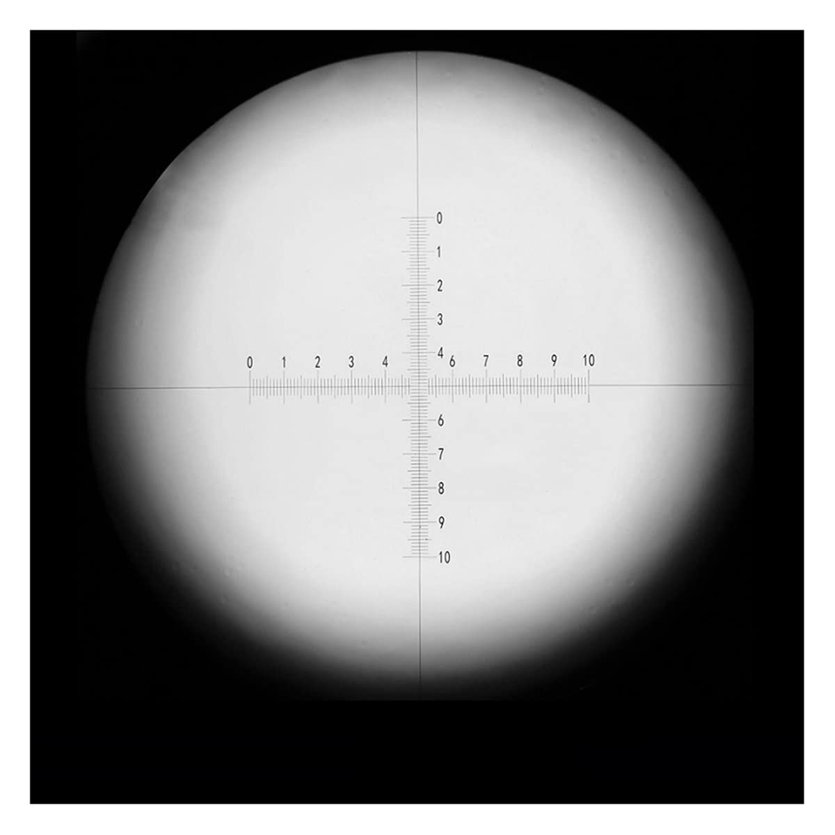 Lab Microscope Accessories 22mm Diameter Micrometer Scale Microscope Optical Eyepiece Scale Calibration Cross Ruler Grid Scale(MS-1-JH9)