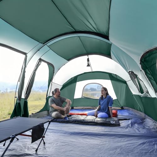 CAMPROS 12-Person 3 Room Family Tent