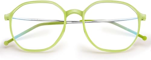 VISOONE Marco de lentes ligeros TR90 con bloqueo de luz azul con protección ocular antirreflejos para mujeres y hombres RANE