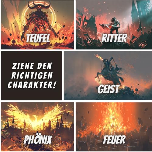 L4 LUZIFERS4 Card Game with Devilish Fun, Game for Adults and Boys Game Evenings with Friends or Family, for 2 to 8 Players - Image 2