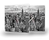 Bestens geeignet als Lautlose Wanduhr mit Fotodruck auf Polycarbonat | geräuschlos kein Ticken Fotouhr Bilderuhr Motivuhr Küchenuhr modern hochwertig Quarz